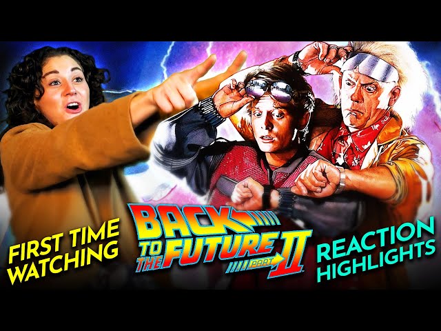 BACK TO THE FUTURE PART 2 (1989) Movie Reaction w/ Nicolette FIRST TIME WATCHING