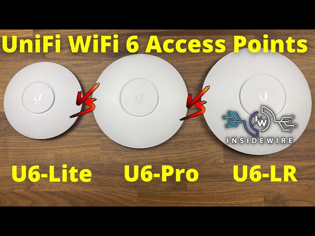 UniFi WiFi 6 Access Point Comparison | U6-Lite Vs U6-Pro Vs U6-LR