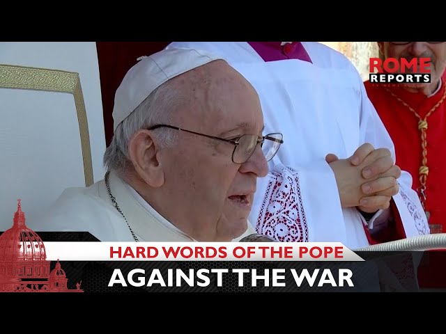 #PopeFrancis fiercely condemns war after Easter Mass