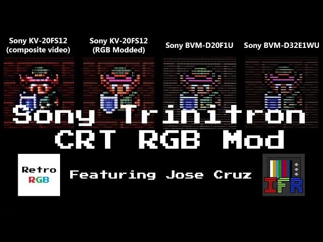 RGB modding a Sony CRT for Retro Gaming