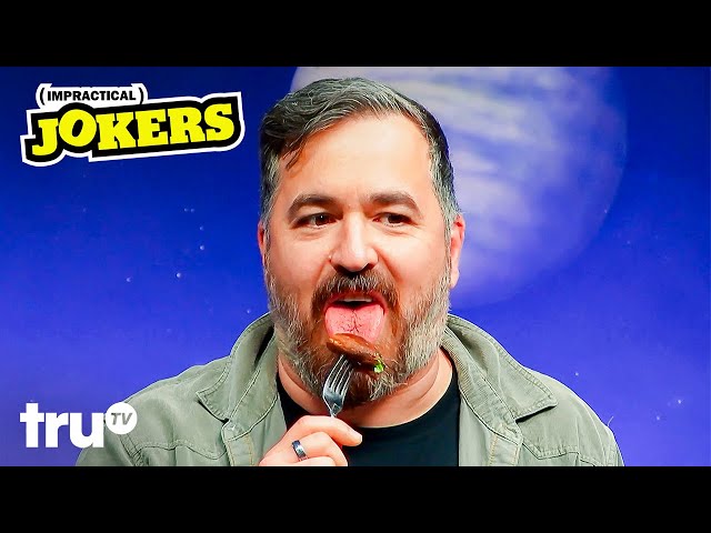 Alf the Alien Makes Q Eat Toothpaste Deviled Eggs and Other Weird Food | Impractical Jokers | truTV