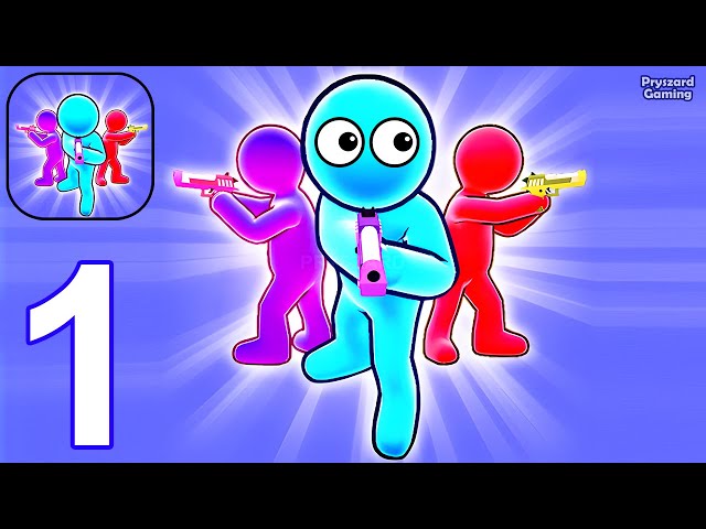 Merge Squad Attack - Gameplay Walkthrough Part 1 Stickman Merge Squad Army Commander (iOS, Android)