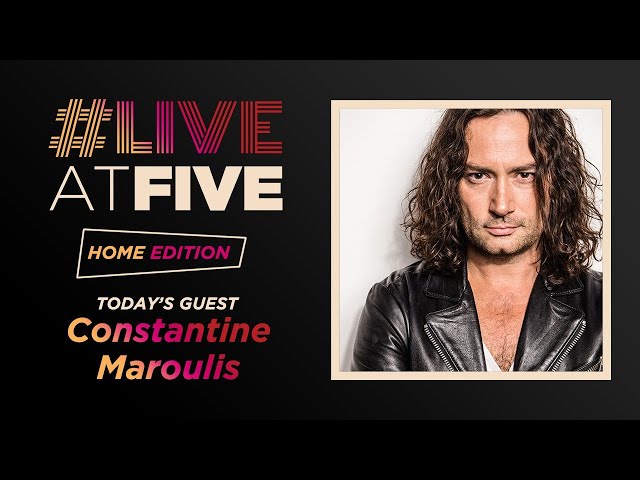 Broadway.com #LiveatFive: Home Edition with Tony Nominee Constantine Maroulis