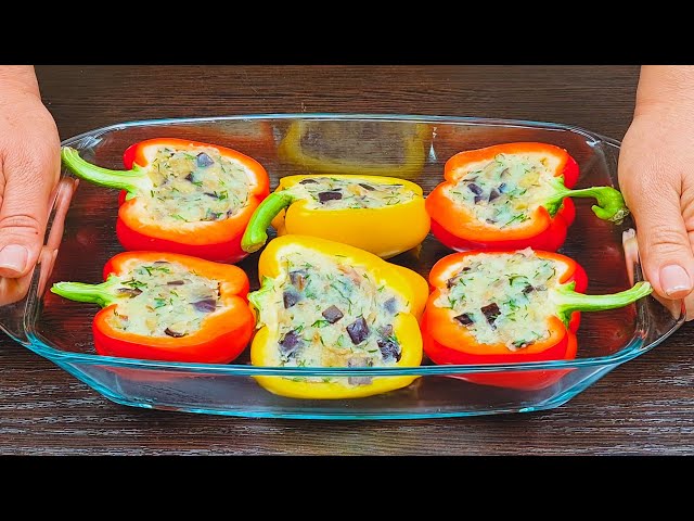 Incredibly delicious recipe! 😋 Just put the eggplant and potatoes in the peppers!