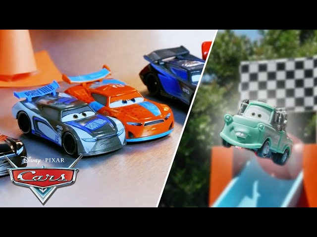 Poolside Car Trick Show Competition + More Cars Activities | Pixar Cars