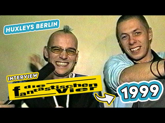 Legendäres Interview im Huxleys // Die Fantastischen Vier 1999 in Berlin