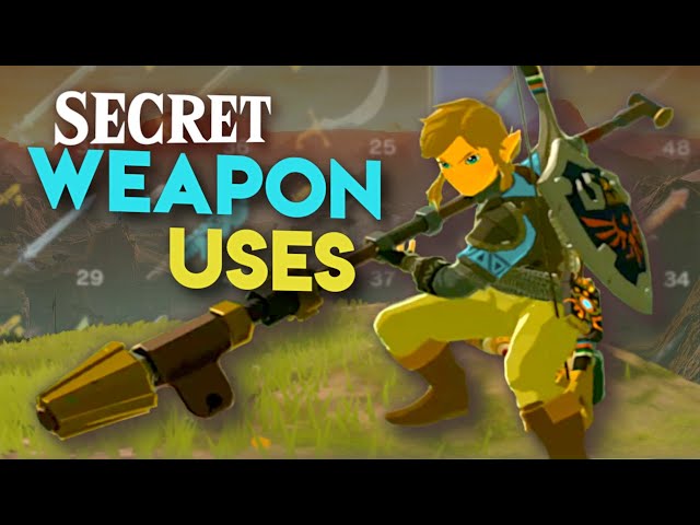 All SECRET Weapon Uses and Stats REVEALED in Breath of the Wild!!