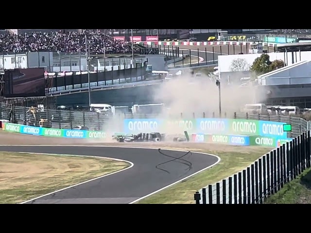 Albon & Ricciardo collide Lap 1 of the 2024 Japanese F1 Grand Prix