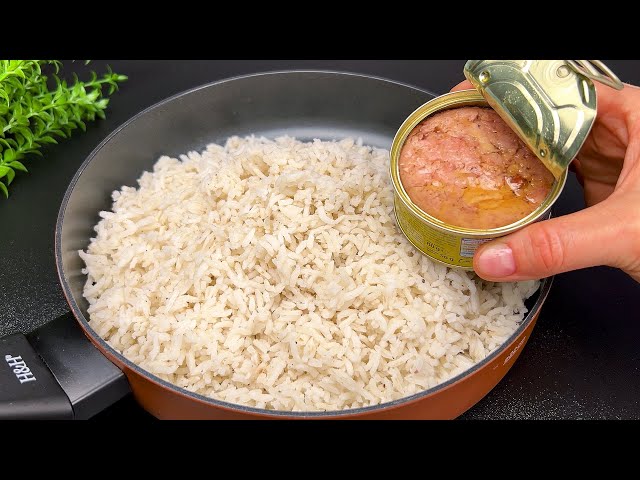 Do you have canned tuna and rice at home ❓ Easy and delicious dinner!