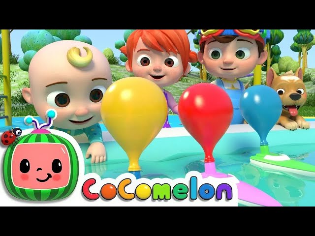 Balloon Boat Race | @CoComelon Nursery Rhymes & Kids Songs