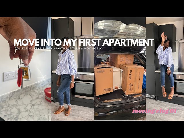 MOVE INTO MY FIRST APARTMENT WITH ME! Empty Apartment Tour | New Build 2022