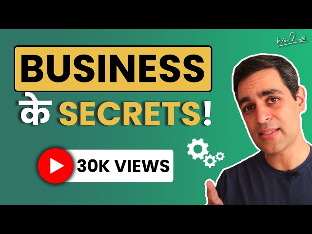 Becoming a SUCCESSFUL Entrepreneur | How to start-up your business 2021 | Ankur Warikoo