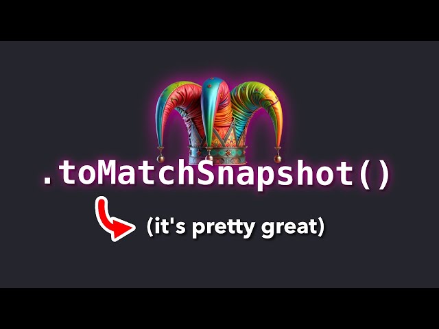 I didn't know snapshot testing was a thing