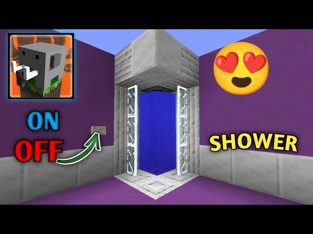 How To Make A Working Shower In Craftsman: Building Craft