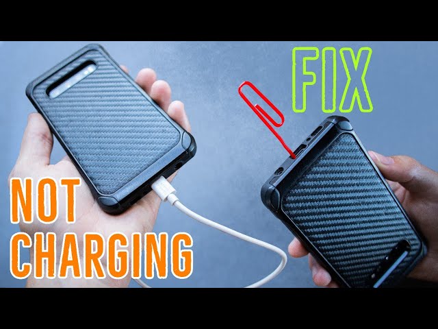 Fix Your Phone Charging Port With a Paperclip