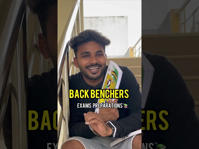 Back Benchers Exams Preparations 🥹 part-02 | Fun Bucket Bhargav #comedyshorts #backbenchers
