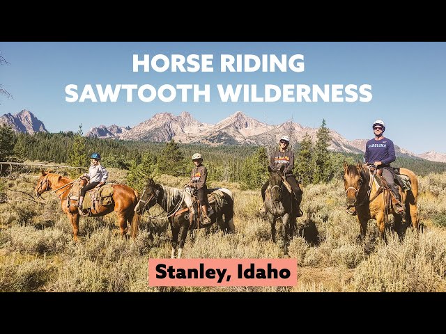 Horse Riding Through the Sawtooth Wilderness, Stanley, Idaho