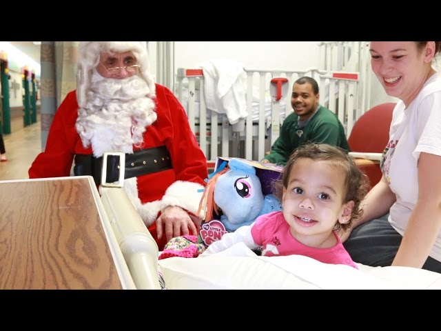 Hospital President Surprises Pediatric Emergency Department With Gifts as Santa