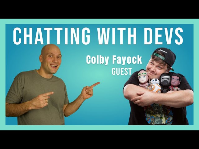 Chatting With Developers #3 //  Colby Fayock Self Taught Developer & JavaScript Enthusiast