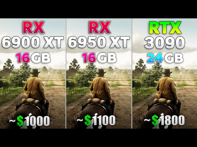 RX 6900 XT vs RX 6950 XT vs RTX 3090 - Test in 8 Games
