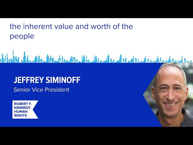 Jeffrey Siminoff on our Workplace Dignity program and inspiration