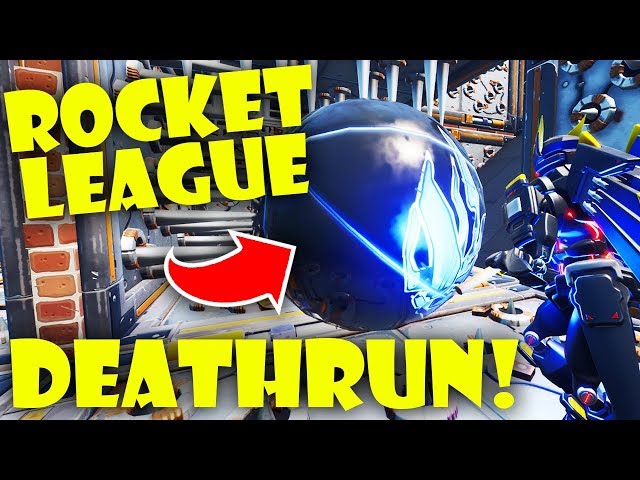 I Built the First Ever Rocket League Deathrun in Fortnite!