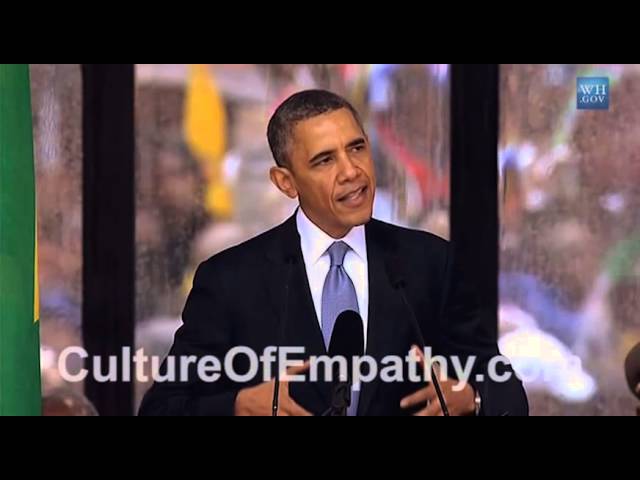 Obama Speaks about Ubuntu & Empathy at Nelson Mandela Memorial Service