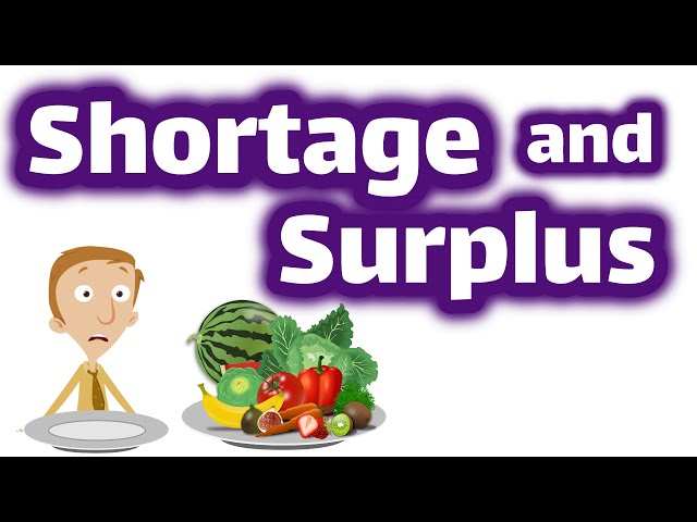 Shortage and Surplus for Kids