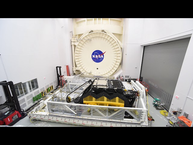 Timelapse: Webb Telescope Unloaded from STTARS at NASA's Johnson Space Center