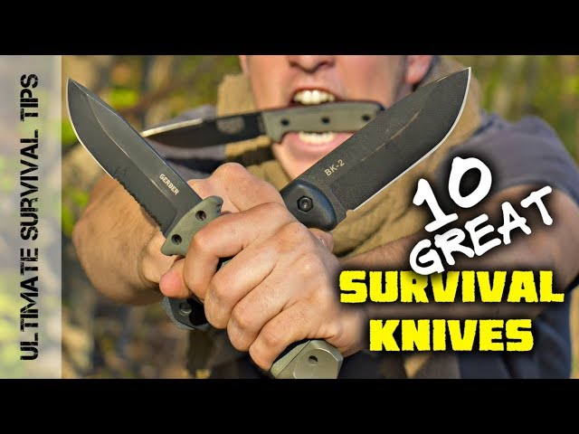 Top 10 BEST Survival Knives - Mora / Gerber / ESEE / TOPS / Ka-Bar  - Best Blades