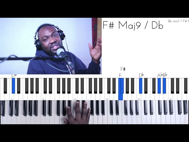 How to Play CHORD 5 Inner substitutions on the Piano Part 1