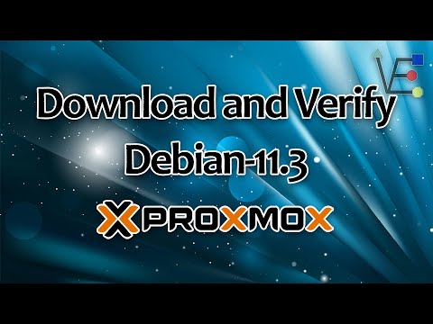 Download and Verify Debian-11.3 with Proxmox
