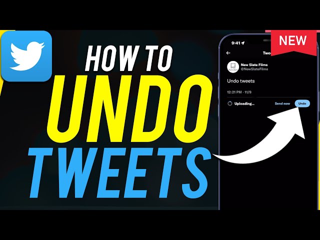 How to Undo Tweets on Twitter