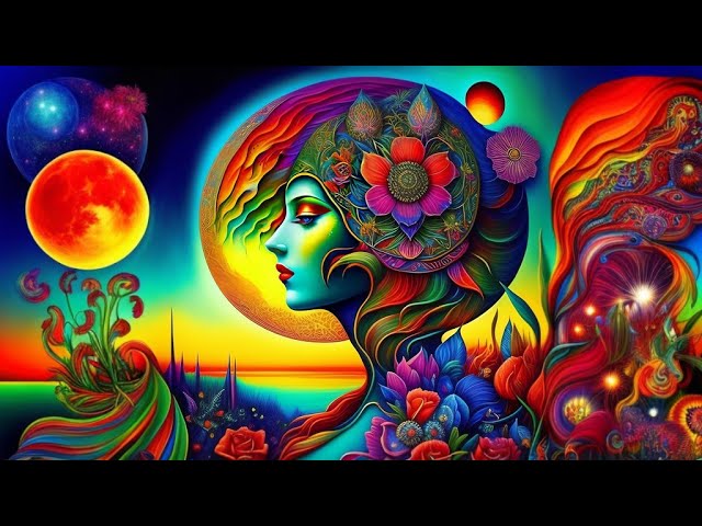 Psychedelic Trance - Electric Samurai / Psytrance T.H.C. mix 2023 (AI Graphic Visuals)