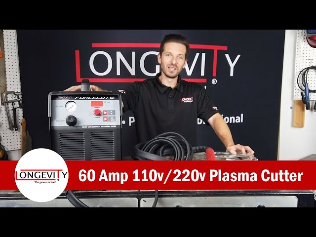 LONGEVITY FORCECUT 62i Plasma Cutter Review and Unboxing | 110v 220v 60AMP 95% Duty Cycle