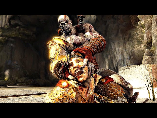 God of War 3 Remastered (PS5) - Kratos Vs. Helios Boss Fight (4K 60FPS)