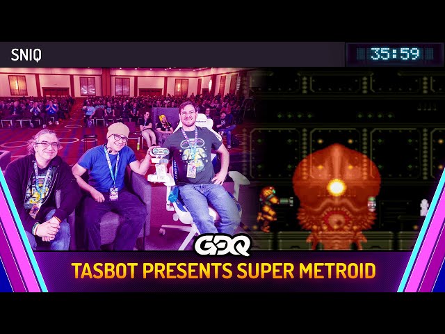 TASBot presents Super Metroid by Sniq in 35:59 - Awesome Games Done Quick 2024