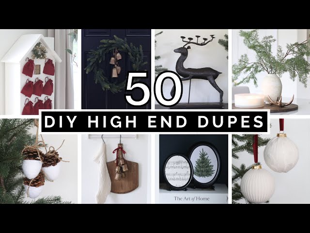 50 DIY CHRISTMAS HIGH END DUPES ON A BUDGET