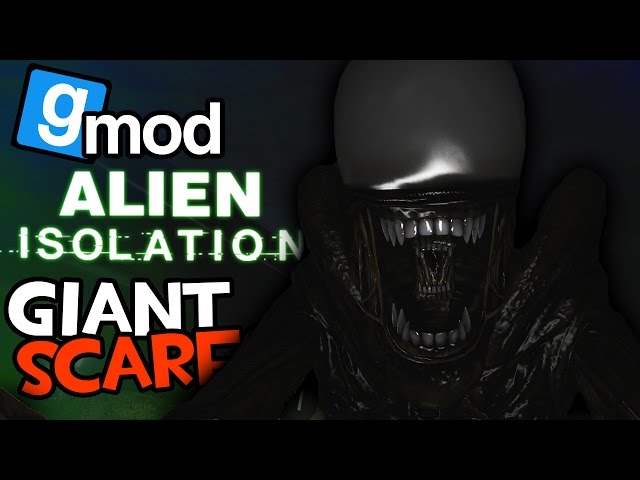 THE BIGGEST SCARES! (Gmod Alien Isolation Funny Moments)