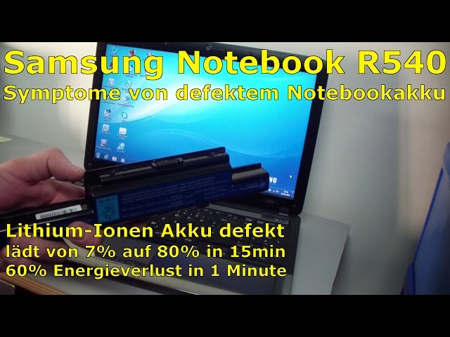 Notebookakku ist defekt - wie erkennen bei Windows Laptop