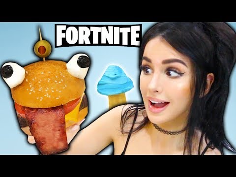 I ONLY EAT FORTNITE FOOD FOR 24 HOURS
