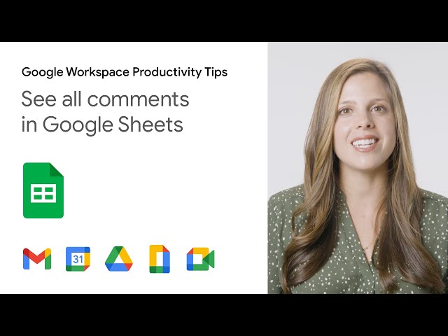 How to see all comments in Google Sheets