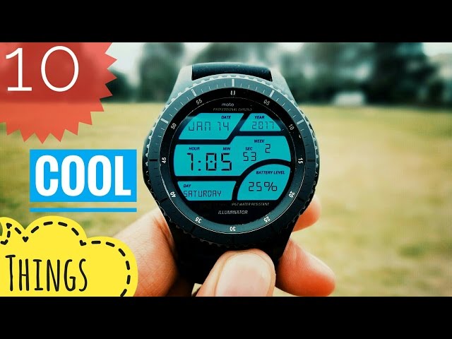 10 cool things to do with Samsung Gear S3 Frontier!