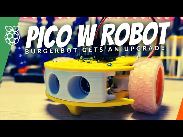 Raspberry Pi Pico W Robot - Burgerbot gets an upgrade