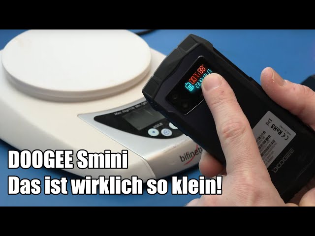 Ein Smartphone vorgestellt - Doogee Smini (Wow ist das klein!) #DoogeeSmini