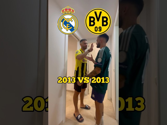 Real Madrid 2013 vs Borussia Dortmund 2013 #footballfunny #borussiadortmund #realmadrid #futbol