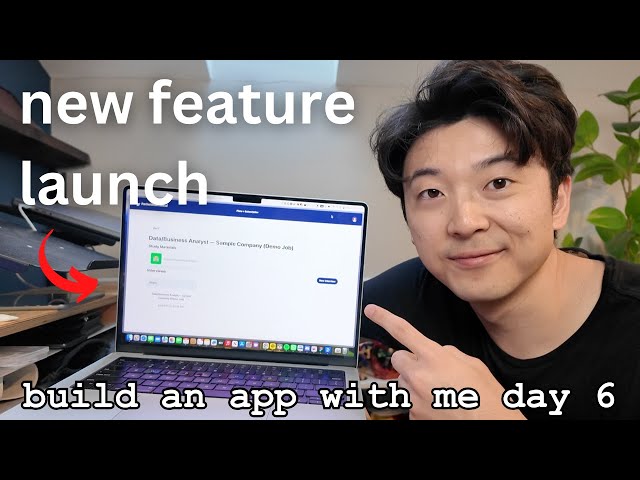 building + launching a new feature 🚀 | build an app with me day 6