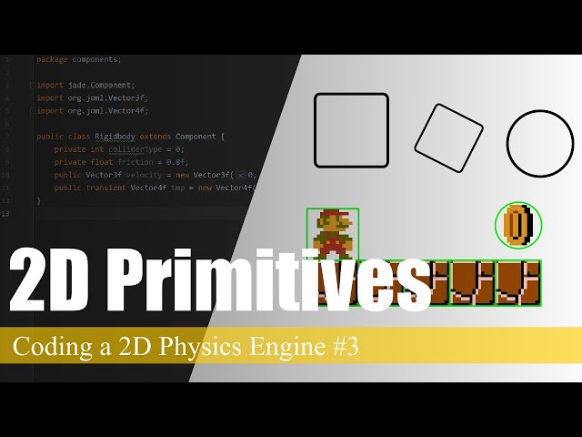 Creating 2D Primitives | Coding a 2D Physics Engine in Java #3
