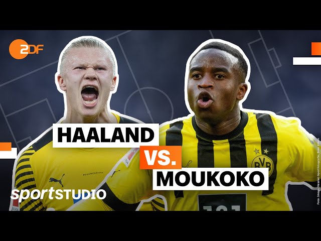Haaland vs. Moukoko: Tor-Maschine oder Rohdiamant? | Bundesliga | sportstudio
