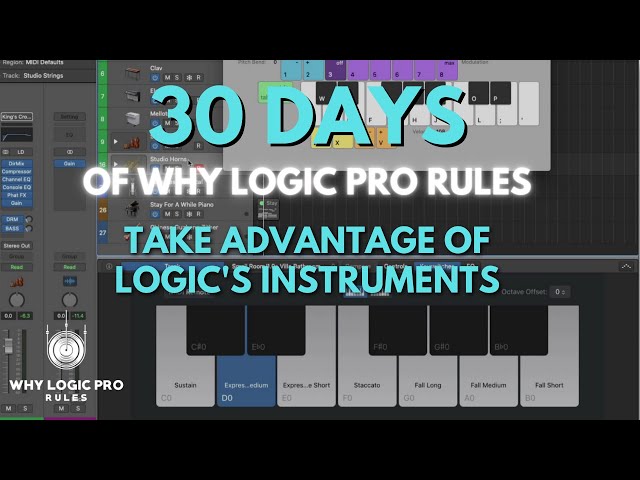 Take Advantage of Logic's Software Instruments With These 3 Tips